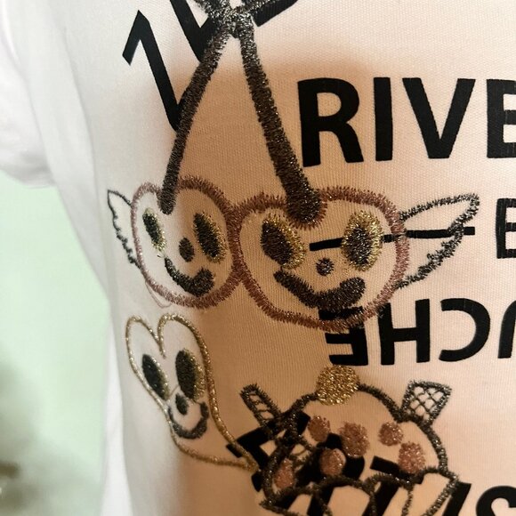 Zadig & Voltaire T-shirt  Woop Insignia Size Medium - Picture 6 of 9